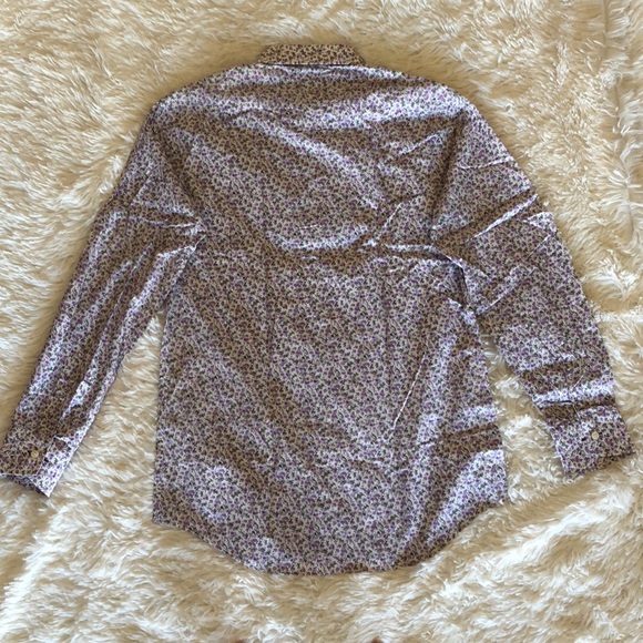 EUC Paul Smith 100% Cotton Floral Dress Shirt - Picture 3 of 7